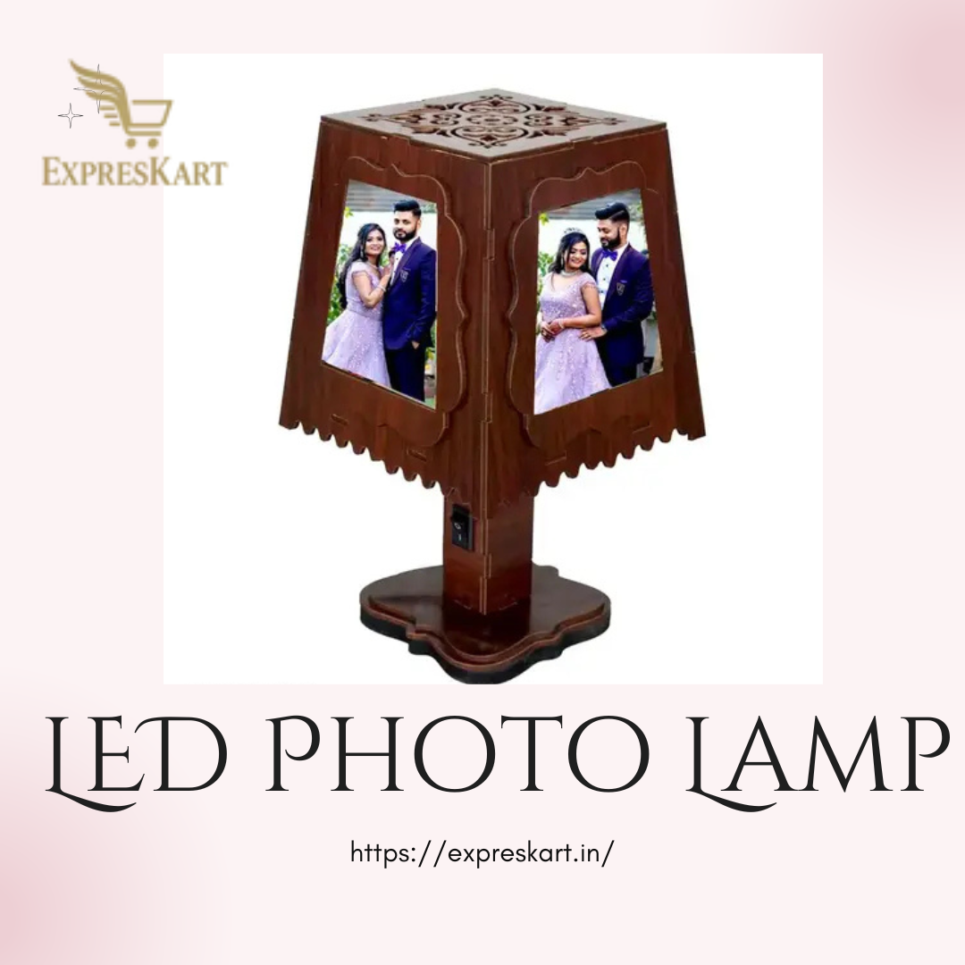 Wooden Night Photo Lamp | Anniversary & Birthday Gift