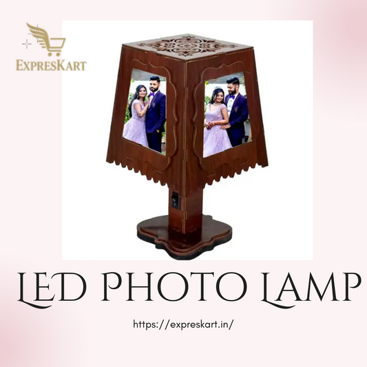 Wooden Night Photo Lamp | Anniversary & Birthday Gift
